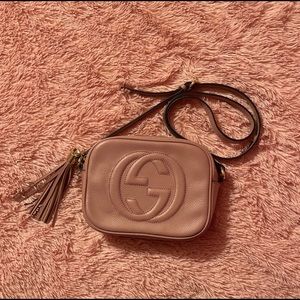 gucci soho disco bolsa pink